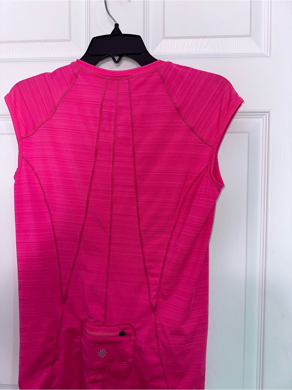 Athleta Hot Pink Zip-Front Performance Tank - Picture 2 of 13